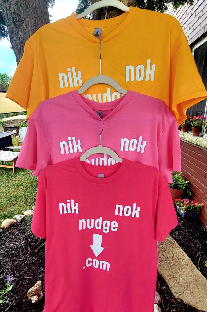 it's ok to be nudgemental™ Tshirts